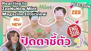 Reacting to ZeeNuNew Mint Magazine Thailand Interview - REACTION 🍑🍏