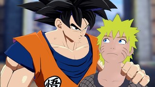 Goku Tries to fight Naruto again