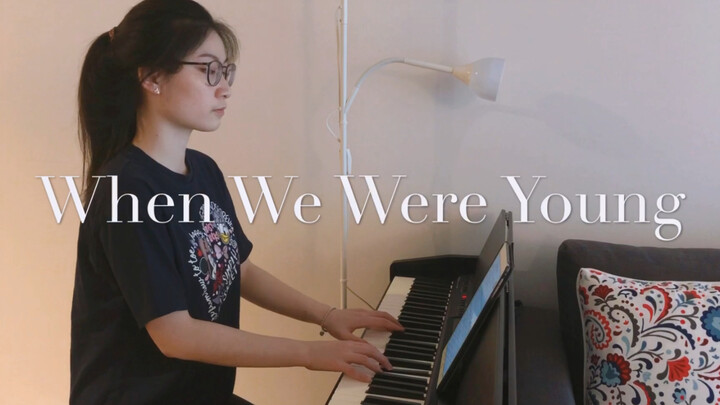 Piano play & sing- Adele's When We Were Young