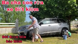 Ông xã tiết kiệm rửa xe tại nhà/được đền bảo hiểm/cuộc sống thôn quê nước pháp