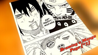 Naruto Drawing a Manga Page #1