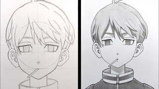 How to Draw Sano Manjiro [Mikey] - [Tokyo Revengers]