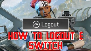 HOW TO LOGOUT FROM APEX LEGENDS MOBILE