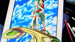 ภาพวาด --EUREKA 7 (Eureka & Renton) Symphonic Psalm Eureka Seven