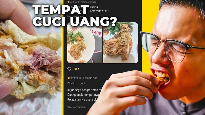 RESTO INI JADI TEMPAT CUCI UANG MAKANAN GAK MATENG DAN RESTO BAU TI !! - SAD FOO