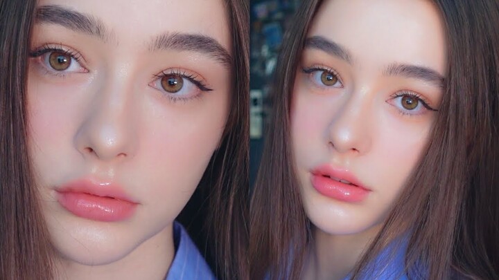Riasan sehari-hari saya ♡ Tutorial riasan sederhana, alami, dan imut dari Dasha Taran