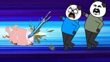 【沙雕动画】为了吃到猪肉，二哥拿出了屠龙刀