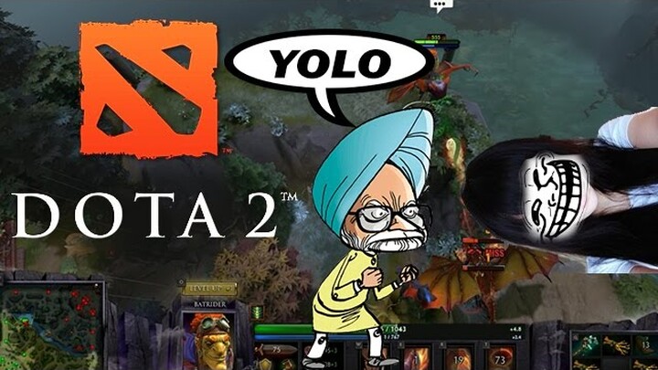 DOTA 2 - DOTA 2 - Funny Moments Montage - Meet With The Dude From India! (Crazy Indian Guy #1)