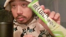 ASMR EATING SOUNDS - MELONA MELON ICE CREAM (NO TALKING)