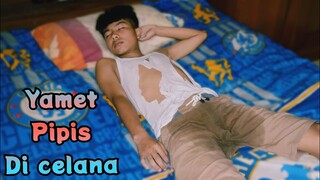 yamet PIPIS di CELANA❗saat tidur tak sengaja ngompol | komedi muhyi official