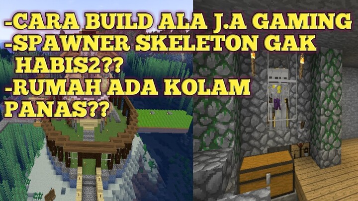 Minecraft survival #07 | building, skeleton spawner build