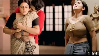 🔥【4K】Monsoon Beauty Magic 💋 | Saree Wet होते ही दिल धड़का 😱 | Sundari 2025 Hindi Dubbed Scene