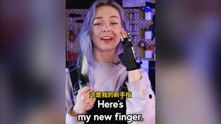 失去小指的小姐姐，决定用3D打印制造一个更酷的LED闪光指头