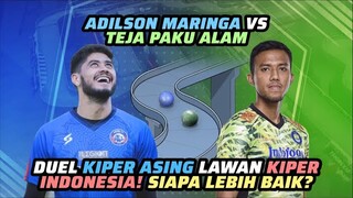 Adilson Maringa vs Teja Paku Alam: Duel Kiper Asing Lawan Kiper Asli Indonesia! | PanSos Kap #short