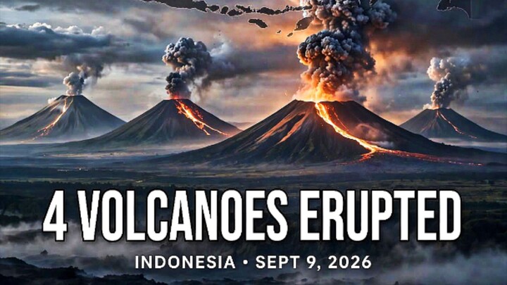 4 Volcanoes Erupted in Indonesia — Are They Connected? 🌋