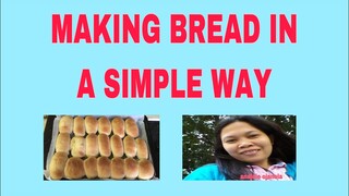 HOW TO MAKE BREAD IN SIMPLE WAY || FIRST TRY SUCCESS || Anajoie’s vlog