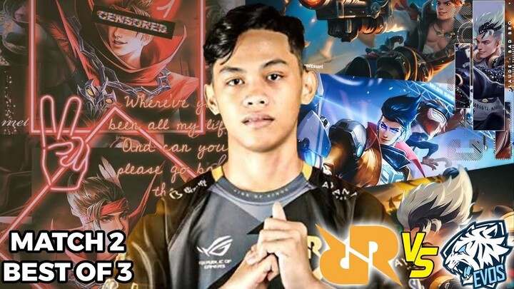 Gila Claude Skylar Di Lepas Gila Banget Claudenya!! RRQ VS EVOS MATCH 2!! - Mobi