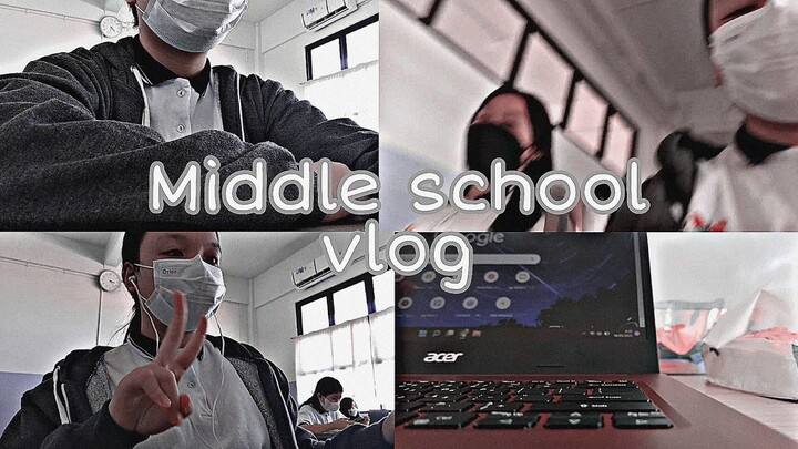• Middle School Vlog • // What do i do in school //