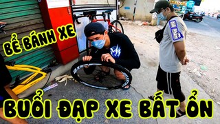 VLOG XE ĐẠP #1 | BUỔI ĐẠP XE BẤT ỔN ĐI VẠN PHÚC CITY BỊ BỂ BÁNH NHƯNG RẤT VUI | Vamy Trần