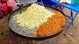 Giant PAD THAI Stir-Fried Rice Noodle (パッタイ) Thailand street food