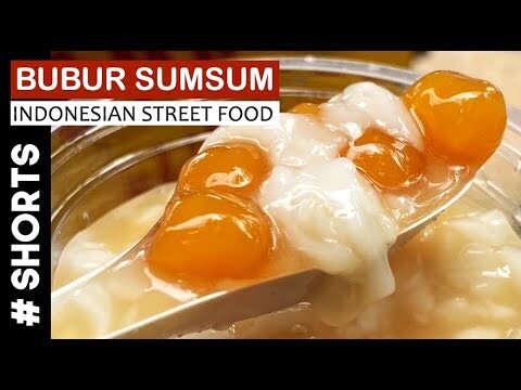 ASMR street food indonesia 2021 | Oddly Satisfying Indonesian Dessert Bubur Sumsum #shorts