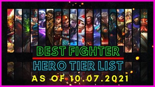 BEST FIGHTER IN MOBILE LEGENDS OCTOBER 2021 | FIGHTER TIER LIST MOBILE LEGENDS