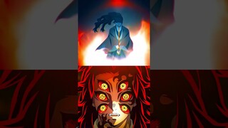 #Yoriichi ⚔🔥 & #kokushibo 1️⃣🌑👹 VS  vs demon slayer #demonslayer 🔥😱