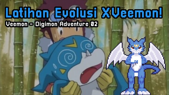Latihan Evolusi ke XVeemon! | Digimon Adventure 02 | Drawing Timelapse