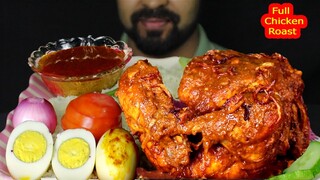 Murgh Musallam| Full Chicken Roast| Boiled Egg| Extra Gravy, Salad Eating| #LiveToEATT