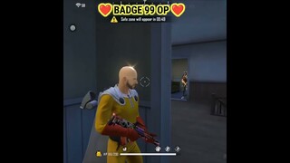 Badge 99 Solo vs Squad 🔴 Op Gameplay Funny Clip || Badge 99  Funny Moment Short || Badge 99 #shorts