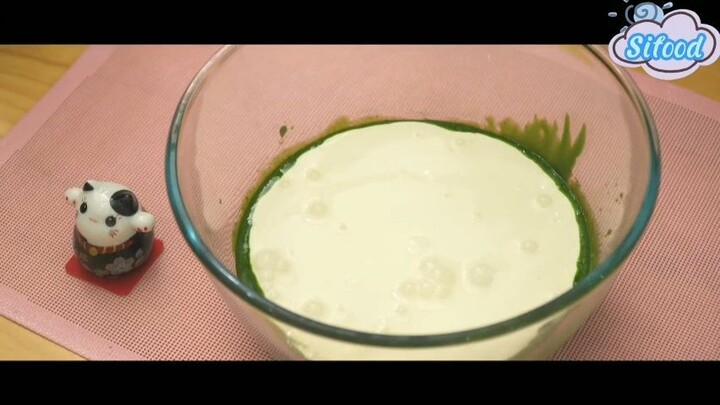 Kem matcha bánh mochi 1 #amthuc
