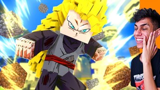 SUPER SAIYAJIN 3 COM KAIOKEN 𝗡𝗢 MINECRAFT POCKET EDITION DRAGON BALL EVOLUTION GUERRA 𝗘𝗣. 2 ‹ Ine ›
