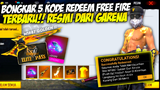 BONGKAR 5 KODE REDEEM FREE FIRE TERBARU HARI INI RESMI DARI GARENA