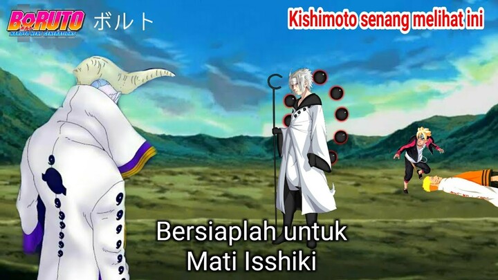 Boruto episode terbaru - Sasuke membuka mode terakhirnya untuk membalaskan kematian Naruto