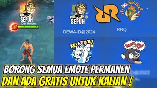 GW KASIH GRATIS BATTLE EMOTE MPL PERMANEN! GRATIS UTK KLIAN DAN EMOTE BARU : AMPUN PUH SEPUH