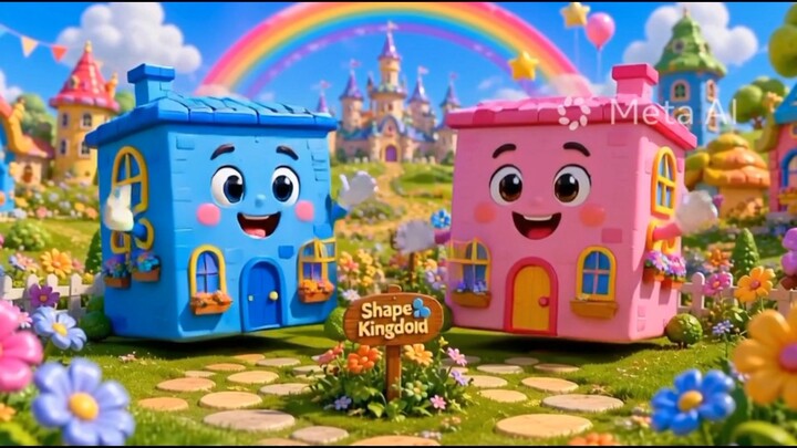🔵🟥🔺⭐ Shape Kingdom Adventure🔵🟥🔺⭐ Shapes की जादुई दुनिया🌈 Circle Square Triangle Star Adventur