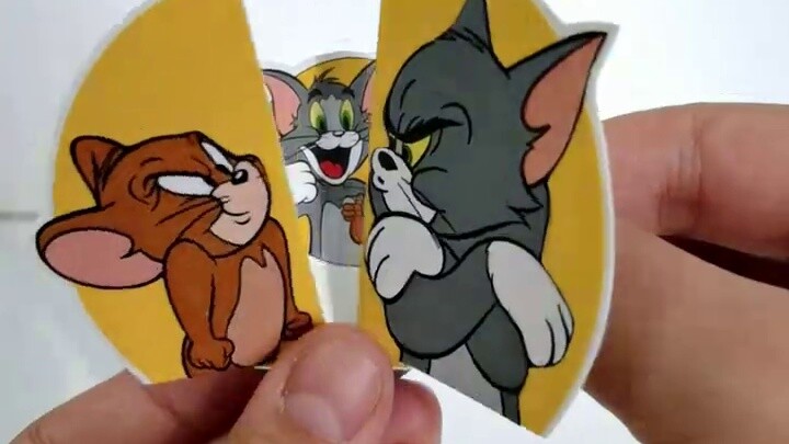 [Buku Tom and Jerry Doudou·Bagian 2] Tutorial mekanisme buka dan tutup pop-up·Transformasi tas kerta