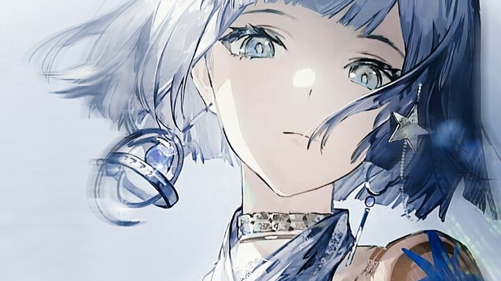 “The sky may have fallen, but Mercury’s ringed face is holding it up! A beauty goddess has descended