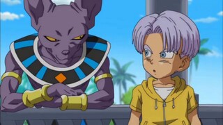 Trunks và Beerus nói chuyện #dragonball