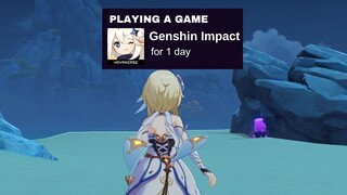 Bro is Playing Genshin Impact for Whole Day...