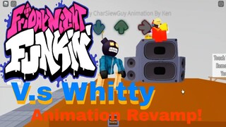 Roblox V.s Whitty Ballistic FNF' |Animation Revamp! Showcase|