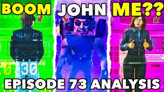 SECRET AGENT IS TRAITOR!?! I'M IN SKIBIDI?  - SKIBIDI TOILET 73 Part 1 ALL Easter Egg Analysis Theor