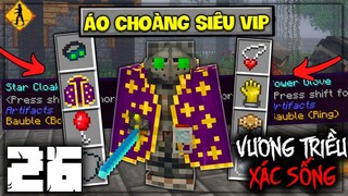 MINECRAFT VƯƠNG TRIỀU XÁC SỐNG TẬP 26: ÁO CHOÀNG SIÊU VIP VÀ GĂNG TAY NẮM ĐẤM...