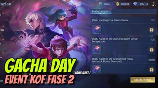GACHA DAY ! event kof fase 2, gak nyangka bakalan dapet pola 30x gacha