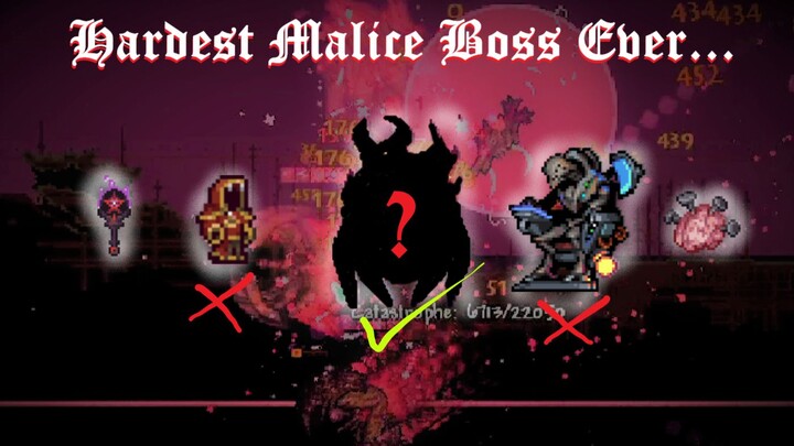 【1.5.0.001灾厄】据说这是整个恶意模式最难的boss。。。