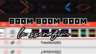 Boom boom boom le sserafim 🎶 Am + node video [zepeto edit]