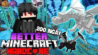 KiraMC Tóm Tắt 200 Ngày Better Minecraft Sinh Tồn Siêu Khó Và Phi Vụ Thế Kỷ !!