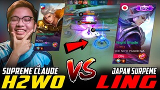 H2WO SUPREME CLAUDE DINUROG AND FAKE GPS SUPREME LING SA RANK?! MOBILE LEGENDS