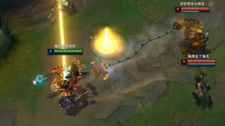 Can't mess with him—he's got three bodyguards.