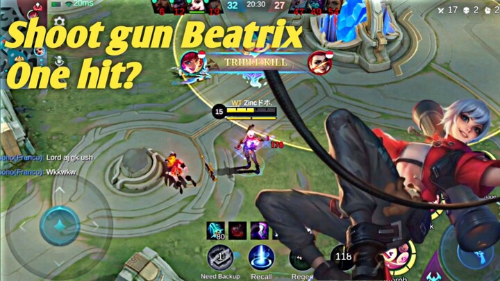 Shoot gun or sniper? Montage Beatrix.